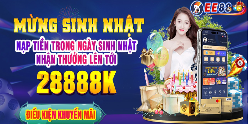 Mừng sinh nhật tại nhà cái ee88 | Sự kiện đặc biệt, vui nhộn và đầy bất ngờ